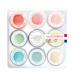 9 mini colorants en poudre pastel 4272