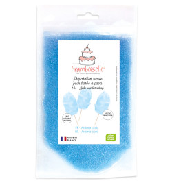 Préparation sucrée bleu barbe à papa arôme cola 160g réf.FRA8889