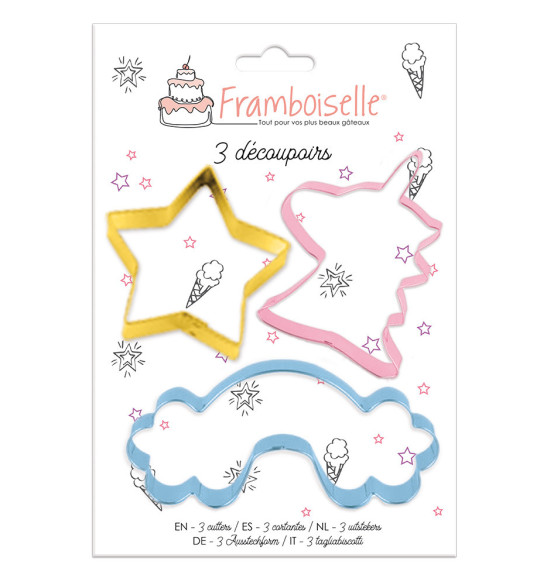 copy of Set déco 24 caissettes + 24 cake toppers Licorne
