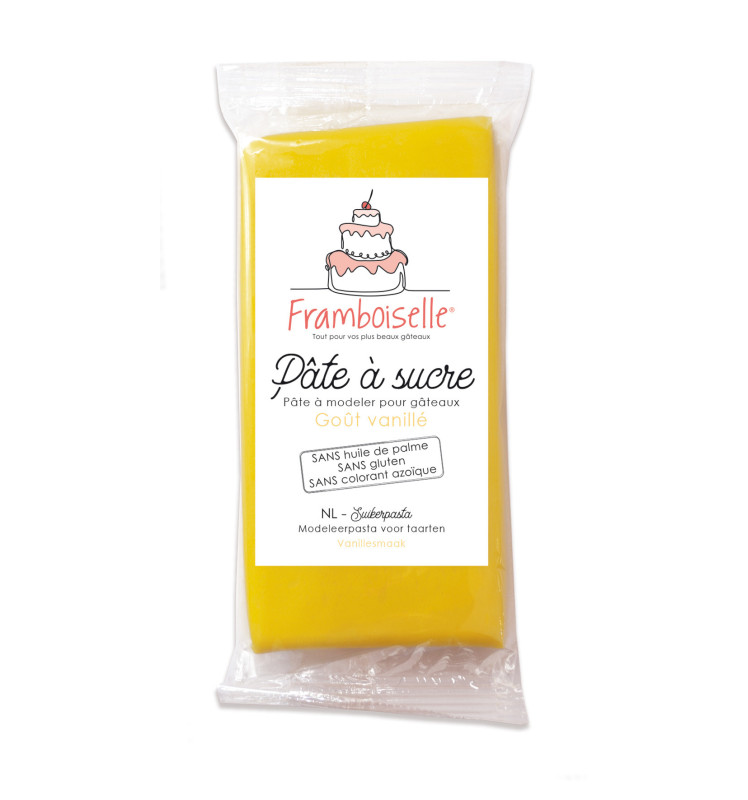 Pâte à sucre jaune 250g