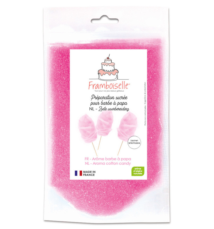 Prépa sucrée barbe à papa rose arôme barbe à papa 160g