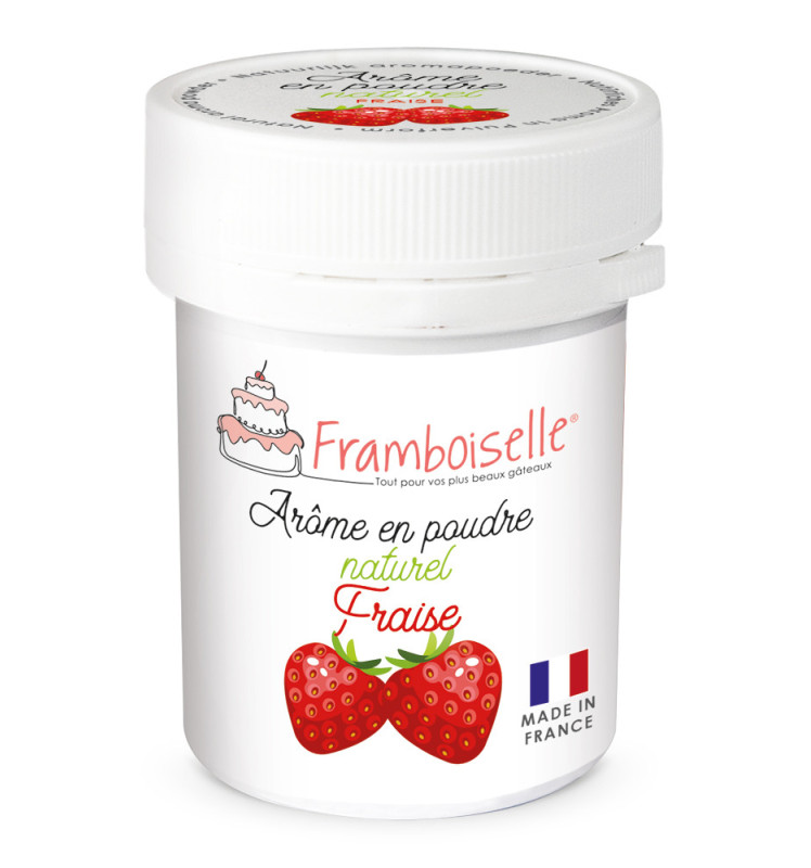 Pot arôme en poudre Fraise 15g