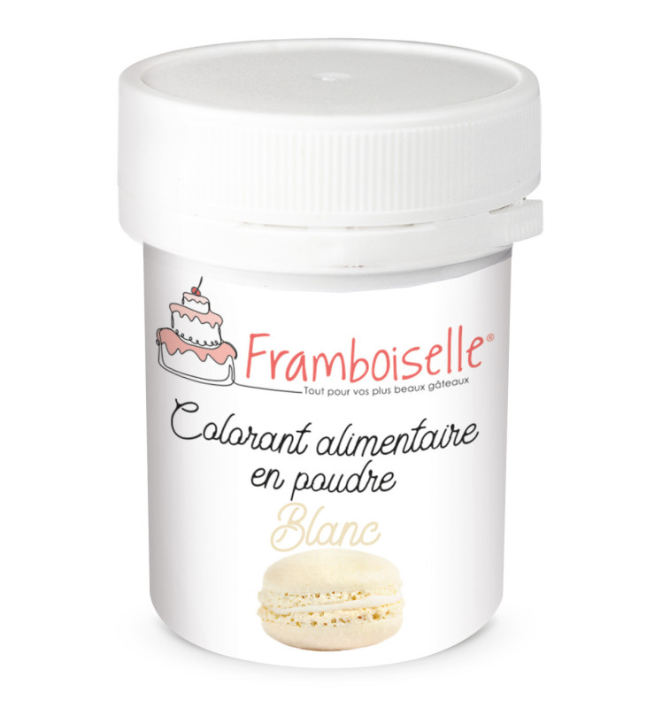 Colorant artificiel en poudre blanc 5g FRA9009