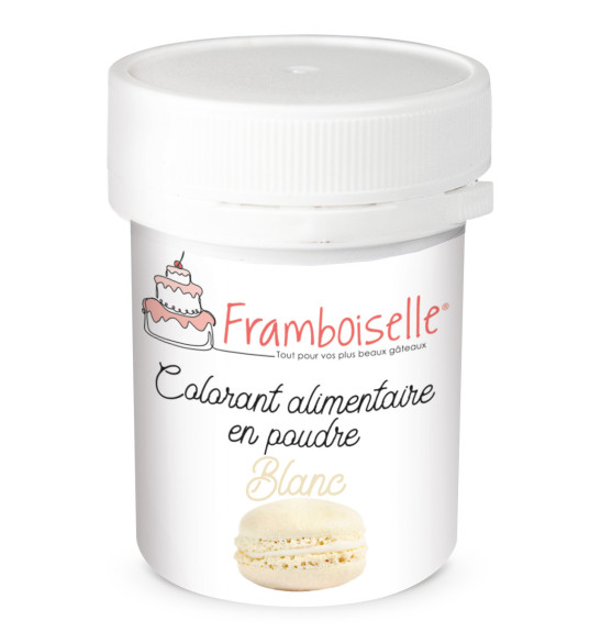 Colorant artificiel en poudre blanc 5g FRA9009