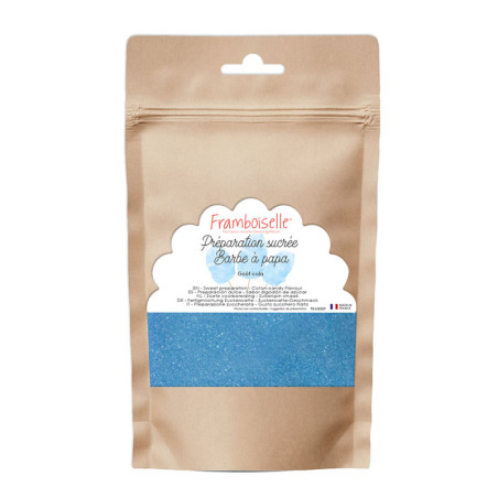 Prépa sucrée barbe à papa bleu arôme cola 160g Prépa sucrée barbe à papa bleu arôme cola 160g