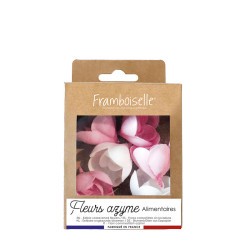 Déco azyme 6 roses - Framboiselle