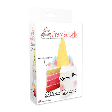 Kit gâteau arc en ciel licorne Kit gâteau arc en ciel licorne