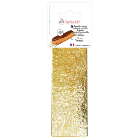 copy of 4 supports à gâteaux rectangulaires 30x10 cm