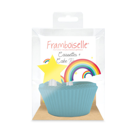 Kit décoratif anniversaire pour cupcakes - 24 Caissettes & 24 Toppers Kit décoratif anniversaire pour cupcakes - 24 Caissettes & 24 Toppers