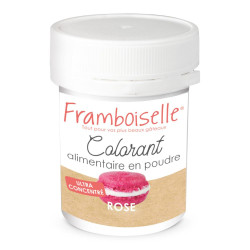 Colorant en poudre artificiel rose 5g Framboiselle®