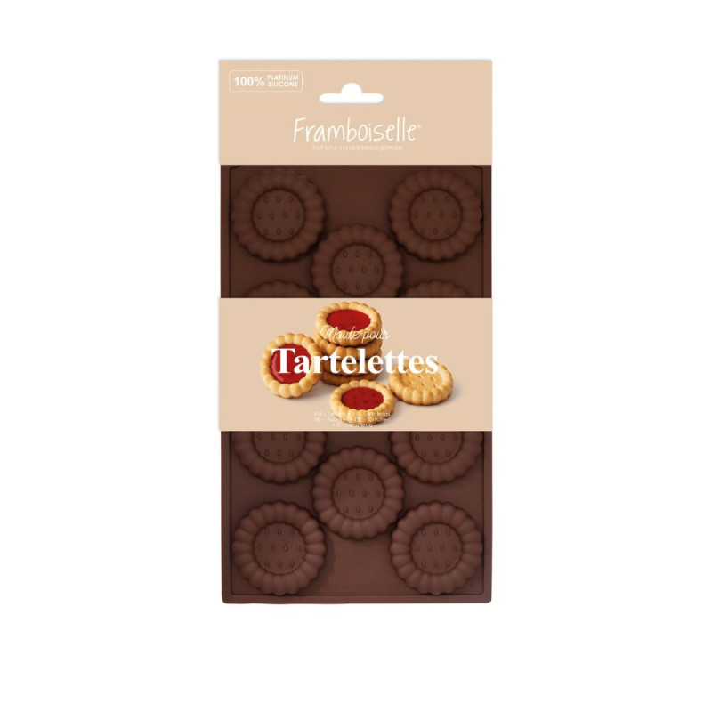 Moule silicone biscuits tartelettes x11