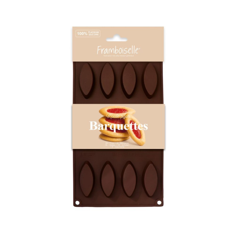 Moule silicone barquettes x12