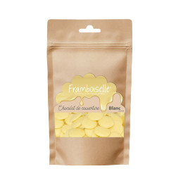 Palets de chocolat Blanc Framboiselle®