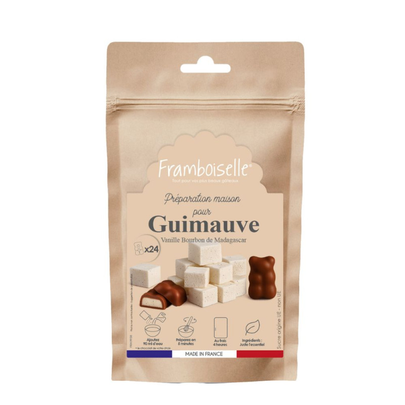 Préparation en poudre pour guimauves