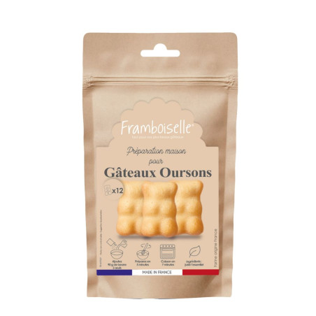 Préparation en poudre pour gâteaux oursons