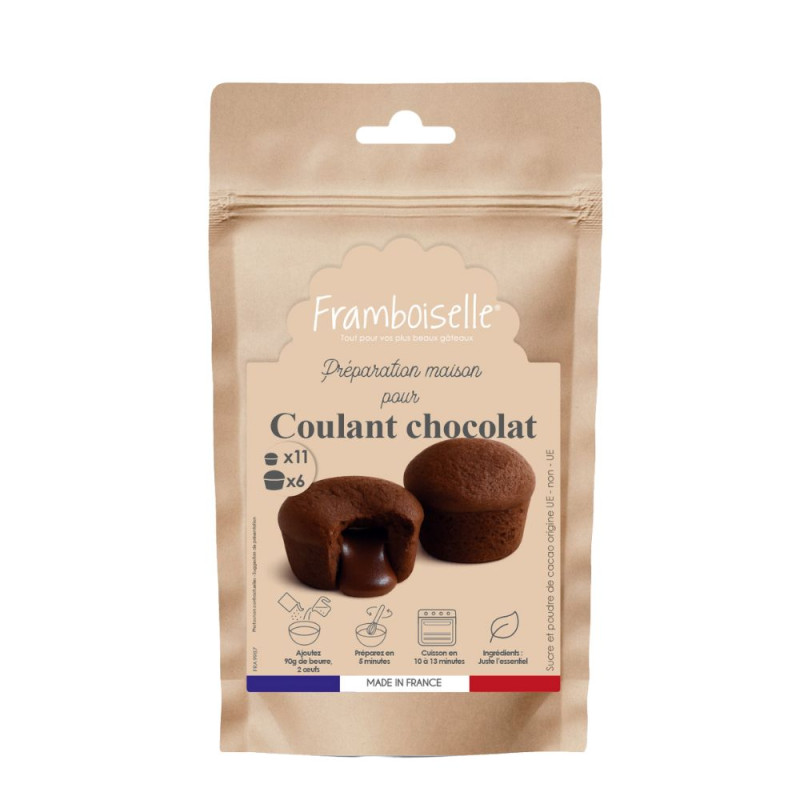 Préparation Coulant au chocolat Framboiselle®