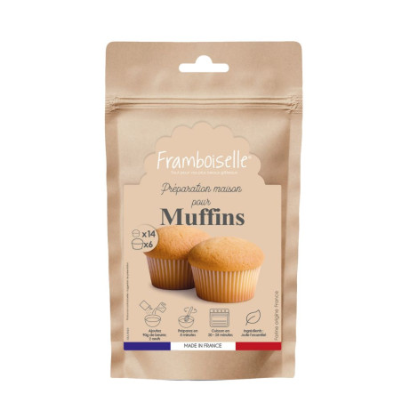 Préparation en poudre pour muffins nature