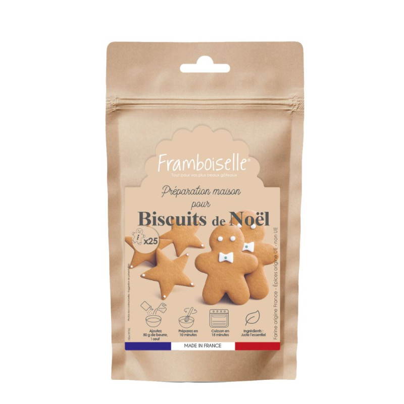 Préparation pour "Biscuits de Noël" Framboiselle®