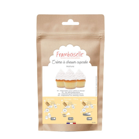 Préparation en poudre pour crème à dresser nature