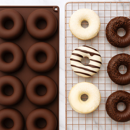 Moule en silicone pour donuts au four maison - Framboiselle®