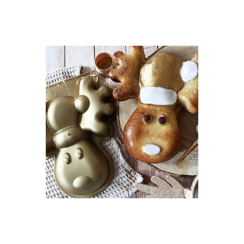 Moule en silicone Élan gâteaux de Noël