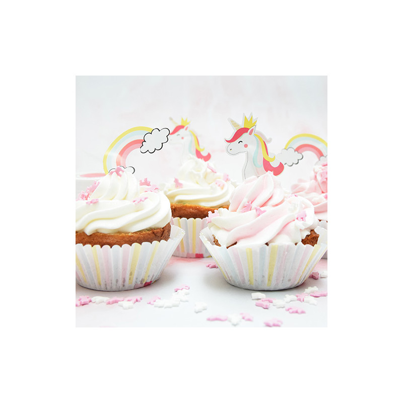 Déco gateau licornes