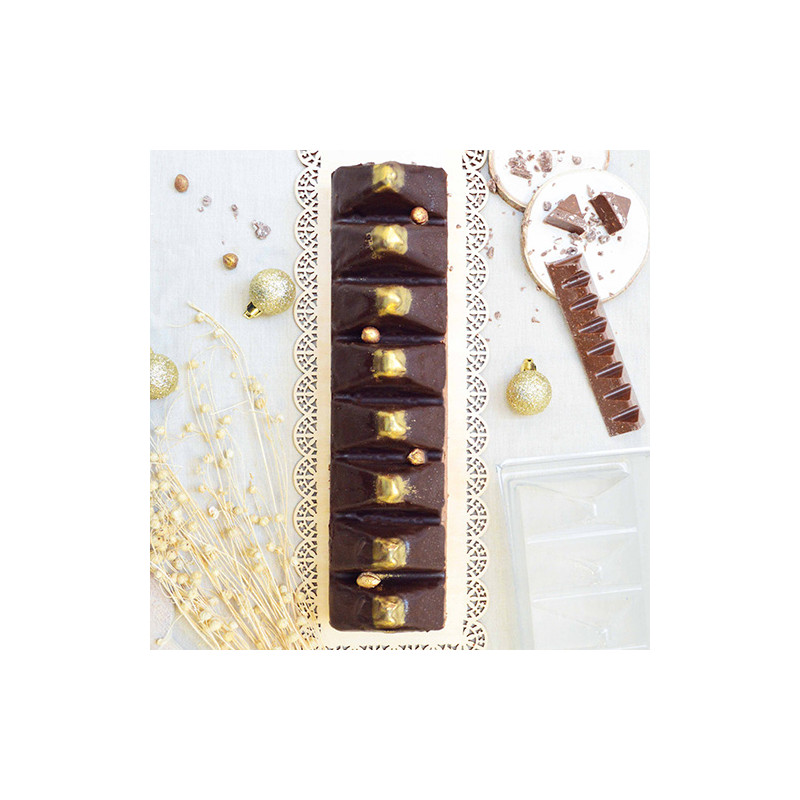 Moule bûche façon toblerone