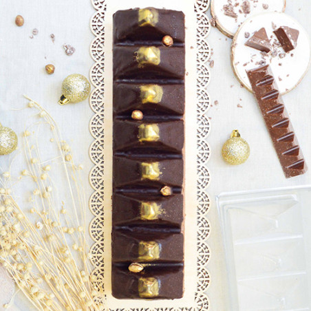 Moule bûche façon toblerone