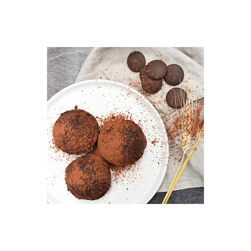 Pistole chocolat noir de couverture