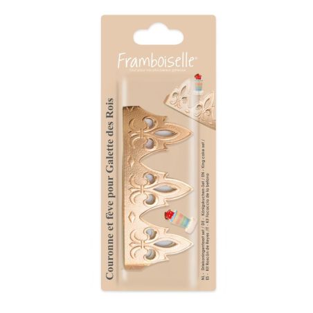Kit fève et couronne pour galette
