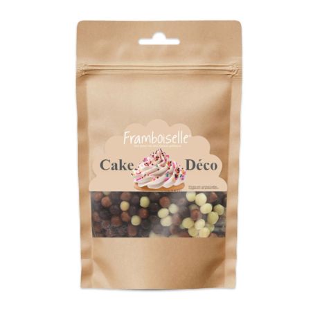 Décoration mini perle choco trio