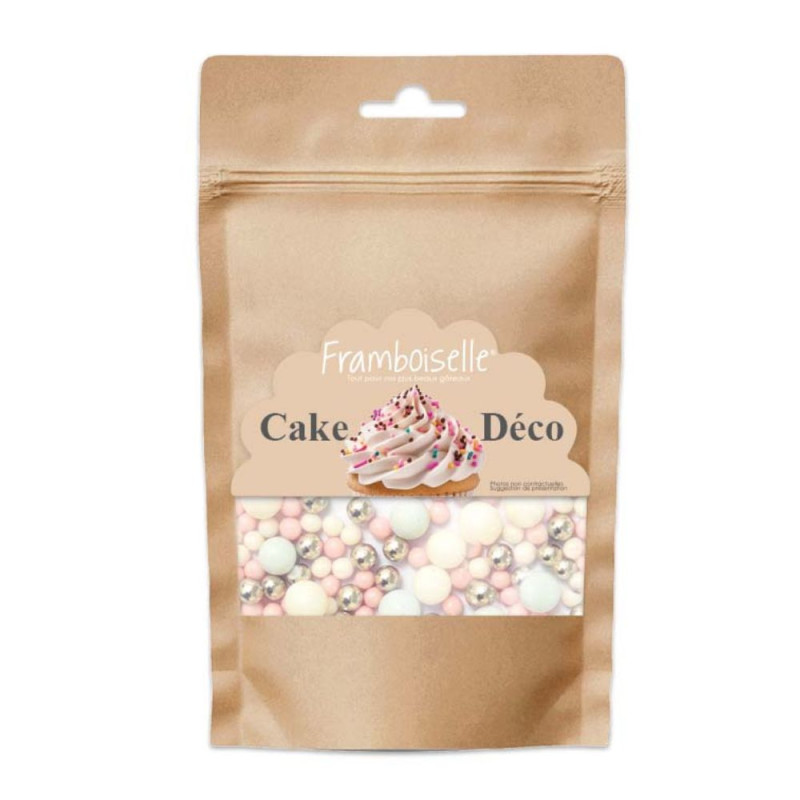 Décors sucrés bubbles pastel 70g - Framboiselle