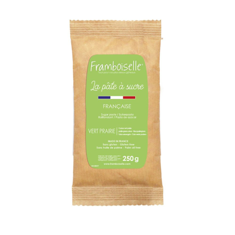 Sachet pâte à sucre vert prairie 250 g