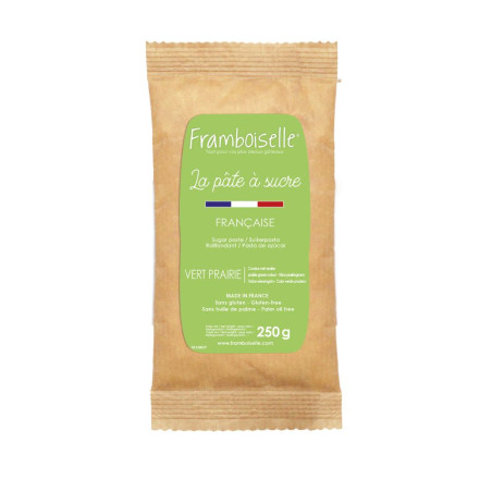 Sachet pâte à sucre vert prairie 250 g