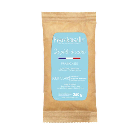 Sachet pâte à sucre bleu clair 250 g