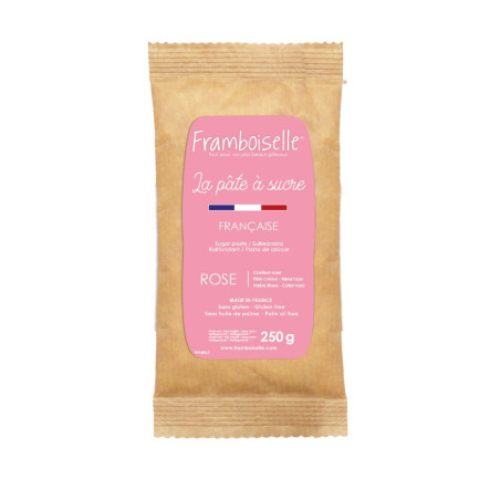 Sachet pâte à sucre rose 250 g