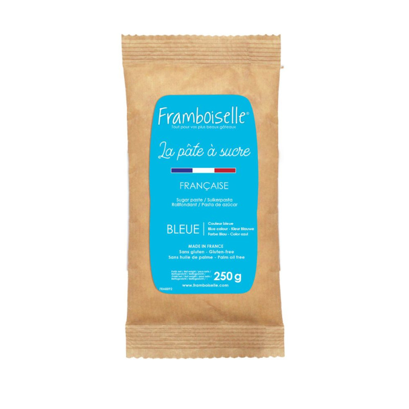 Sachet pâte à sucre bleu 250 g