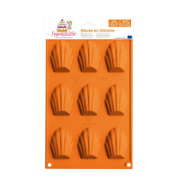 Moule silicone 9 madeleines