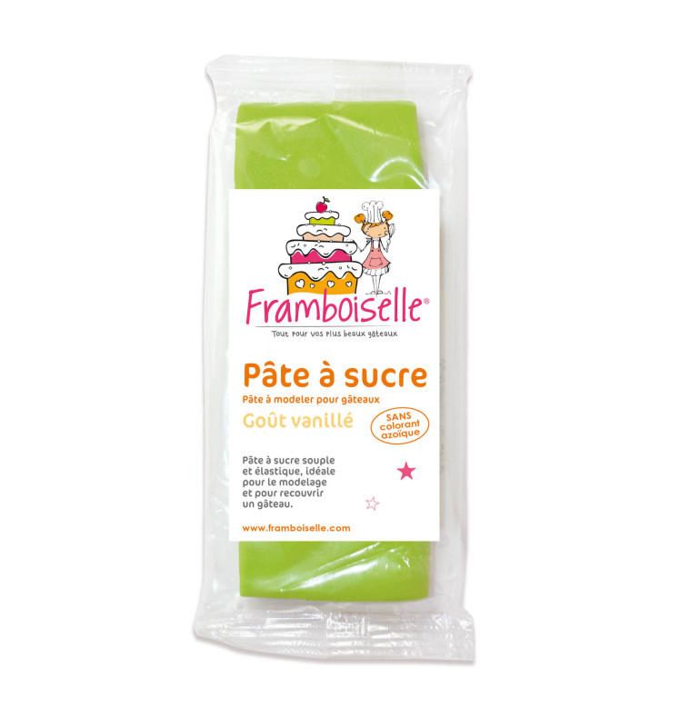 Sachet pâte à sucre vert prairie 250 g