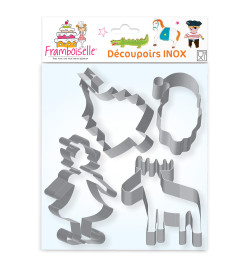 Sachet de 4 Découpoirs inox...