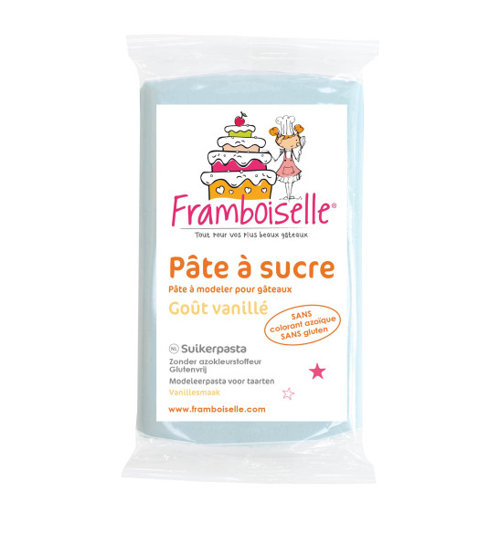 Sachet pâte à sucre bleu pâte à sucretel 250g Sachet pâte à sucre bleu pâte à sucretel 250g