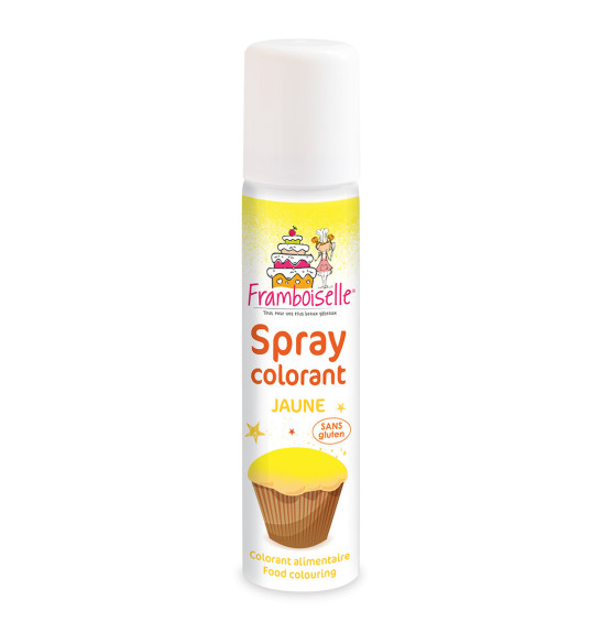 Spray colorant jaune 75 ml Spray colorant jaune 75 ml