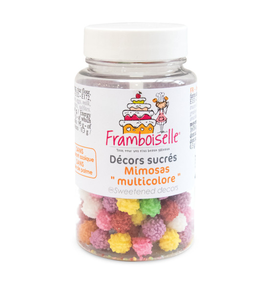 Pot décors sucrés mimosa 40g Pot décors sucrés mimosa 40g