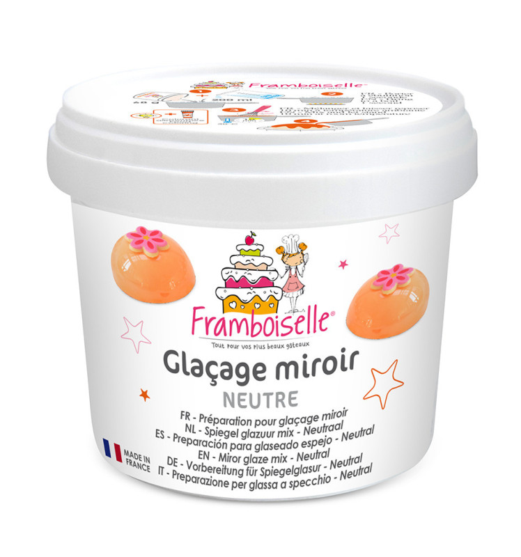 Préparation en poudre pour glaçage miroir neutre 220g