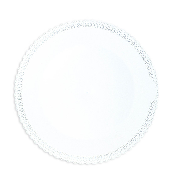 Plat dentelle rond blanc 32 cm Plat dentelle rond blanc 32 cm