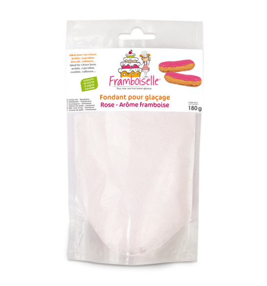 Préparation fondant rose 180 gr Préparation fondant rose 180 gr