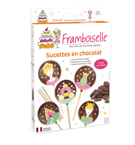 Kit Mes sucettes en chocolat Kit Mes sucettes en chocolat