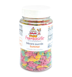 Pot de décors sucrés Summer 50g FRA9042