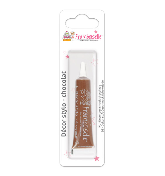 Décor stylo goût chocolat Décor stylo goût chocolat