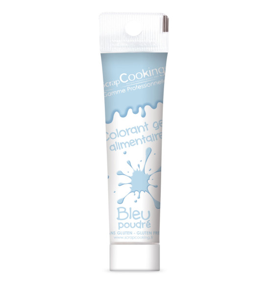 Colorant gel bleu poudré 20 gr